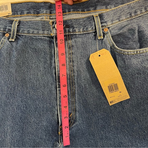 Levi's Relaxed Fit Blue Jeans big and tall new with tags 44/32 -#8 - Picture 4 of 7